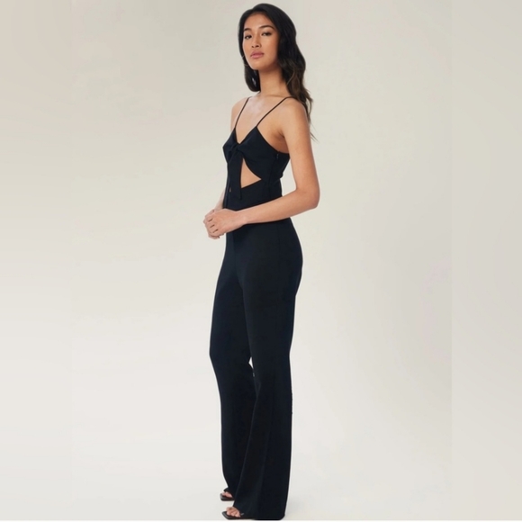 Revolve Lita by Ciara Tie Front Jumpsuit - Picture 1 of 7